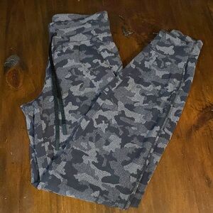 NEW LULULEMON BLACK HIGH WAISTED CAMO JOGGERS🖤